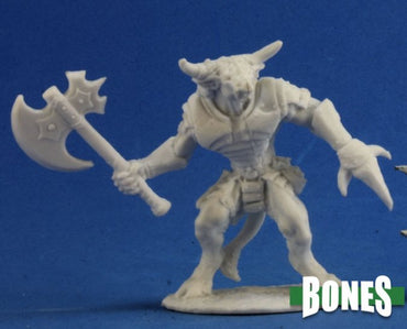 Reaper Bones Bronzeheart, Minotaur Hero