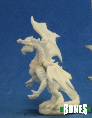 Reaper Bones Dragon Hatchling Green