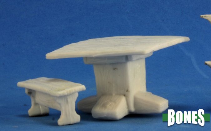 Reaper Bones Table and Bench