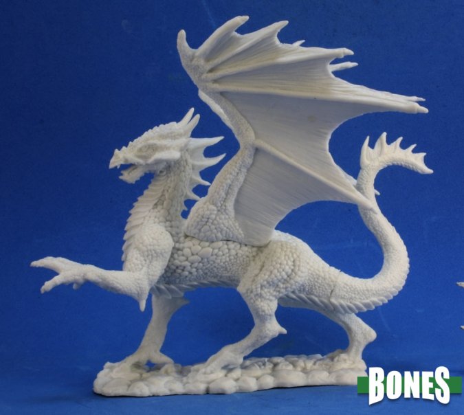 Reaper Bones Silver Dragon