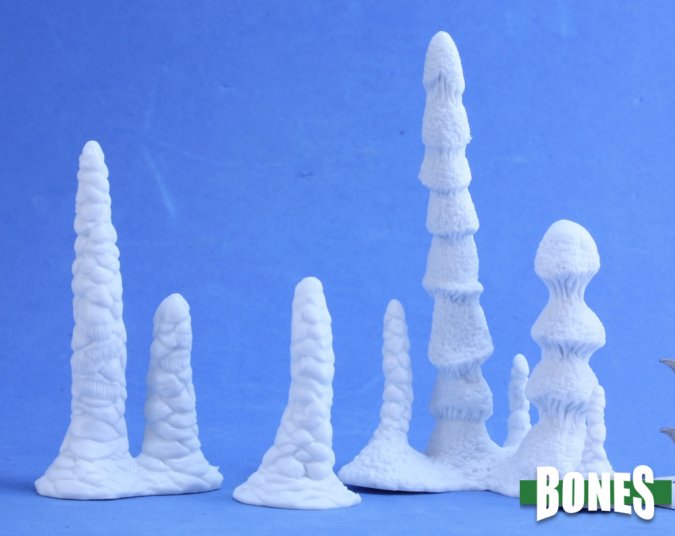 Reaper Bones Dungeon Decor: Stalagmites