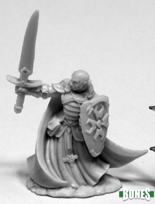 Reaper Bones Sir Malcolm, Templar Lightbringer