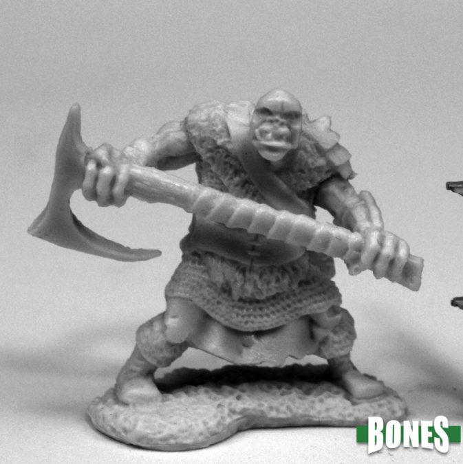 Reaper Bones Orc Chopper (2H Axe)