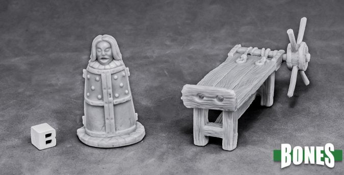 Reaper Bones Miniatures: Torture Equipment 2