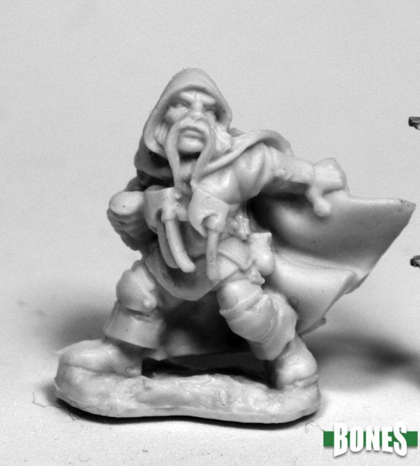 Reaper Bones Klaus Copperthumb, Dwarf Thief