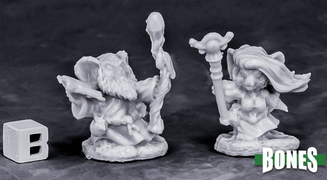 Reaper Bones Wizard Mouslings (2)