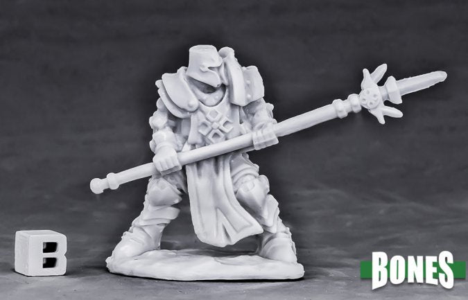 Reaper Bones Crusader Defender (spear)