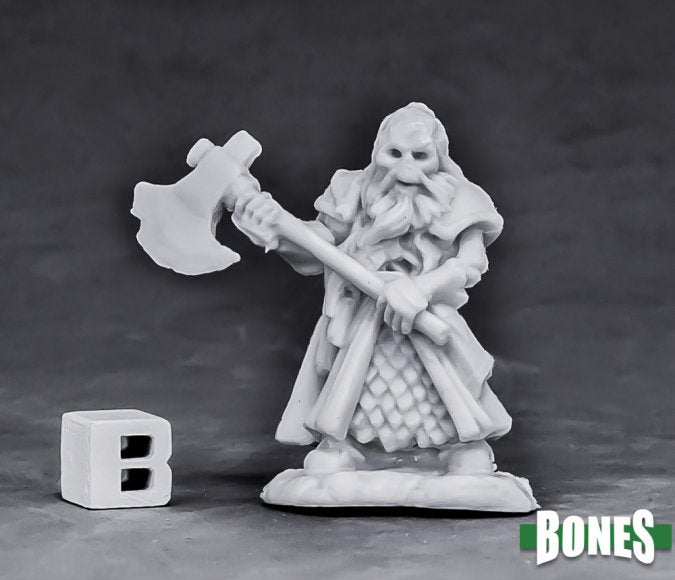 Reaper Bones Minatures: Undead Dwarf Fighter