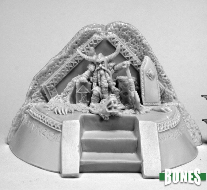 Reaper Bones Dwarf King on Throne