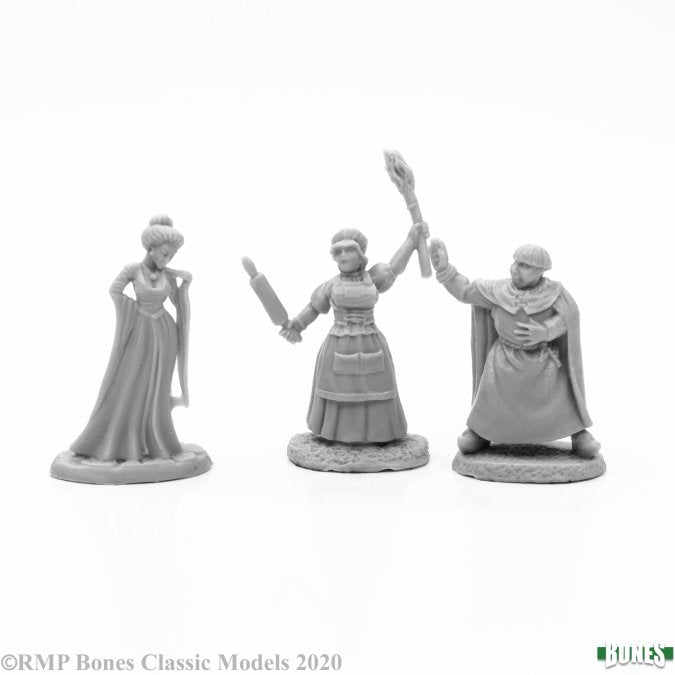 Reaper Bones Miniatures: Townsfolk II (3)