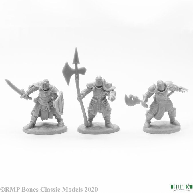 Reaper Bones Miniatures: Knights of the Realm (3)