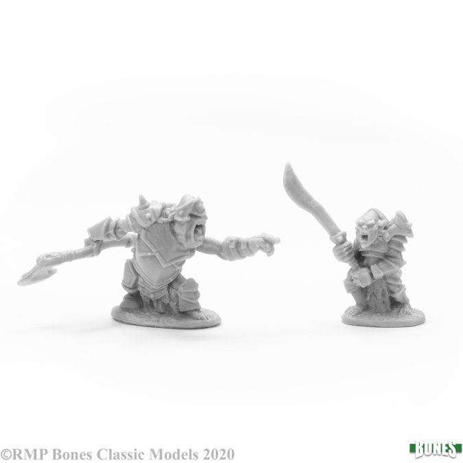 Reaper Bones Armored Goblin Leaders (2)