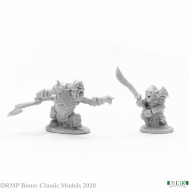 Reaper Bones Armored Goblin Leaders (2)