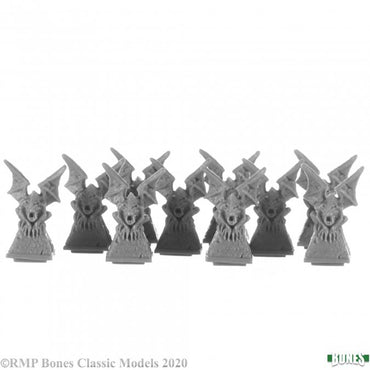 Reaper Bones Graveyard Finials: Gargoyles (10)