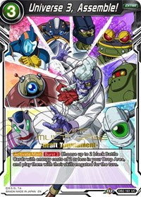 Universe 3, Assemble! (Divine Multiverse Draft Tournament) [DB2-161]