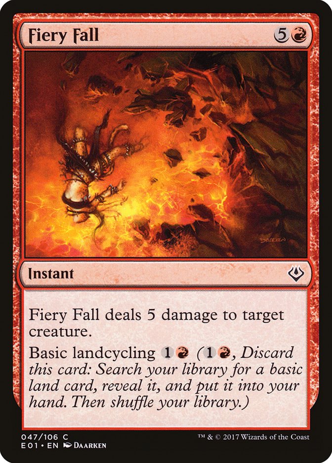 Fiery Fall [Archenemy: Nicol Bolas]