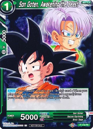 Son Goten, Awakening the Beast [P-179]