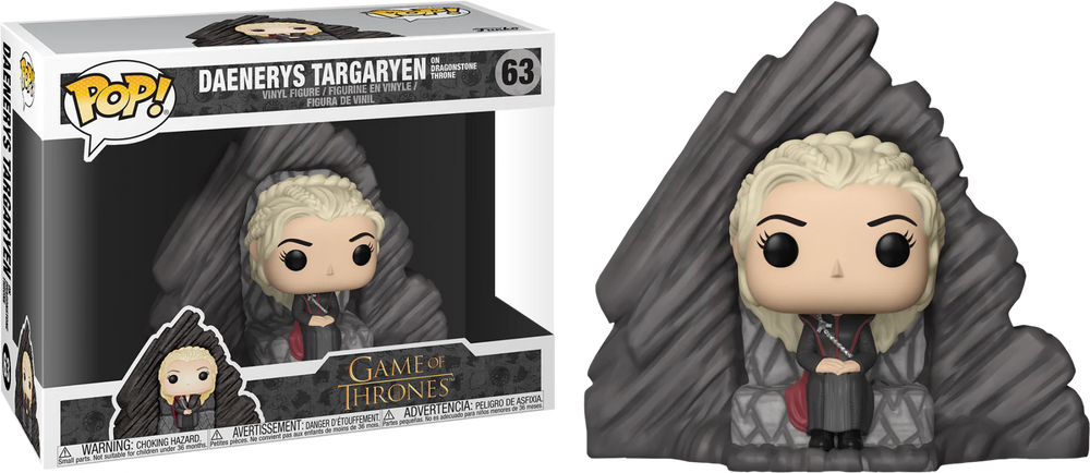 Daenerys Targaryen on Dragonstone Throne #63 Game of Thrones Pop! Vinyl