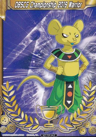 DBSCG Championship 2019 Warrior (Merit Card) - Universe 4 "Quitela" [4]