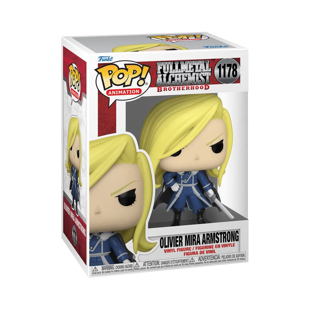 Olivier Mira Armstrong #1178 Fullmetal Alchemist Brotherhood Pop! Vinyl