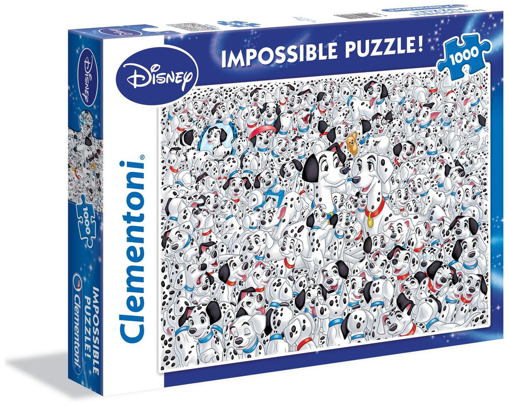 Clementoni Puzzle Disney 101 Dalmatians Impossible Puzzle 1000 pieces