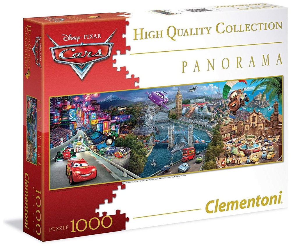 Clementoni Puzzle Disney High Quality Collection Cars Panorama Puzzle 1000 pieces