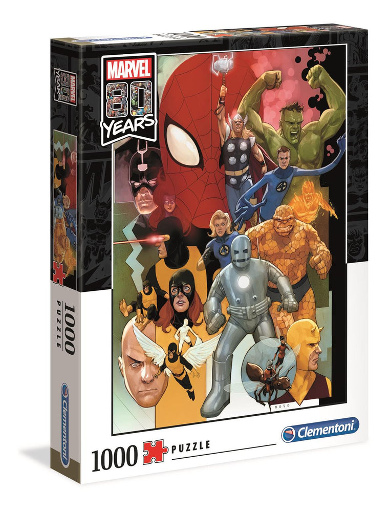 Clementoni Puzzle Marvel 80th Anniversary Impossible Puzzle 1000 pieces