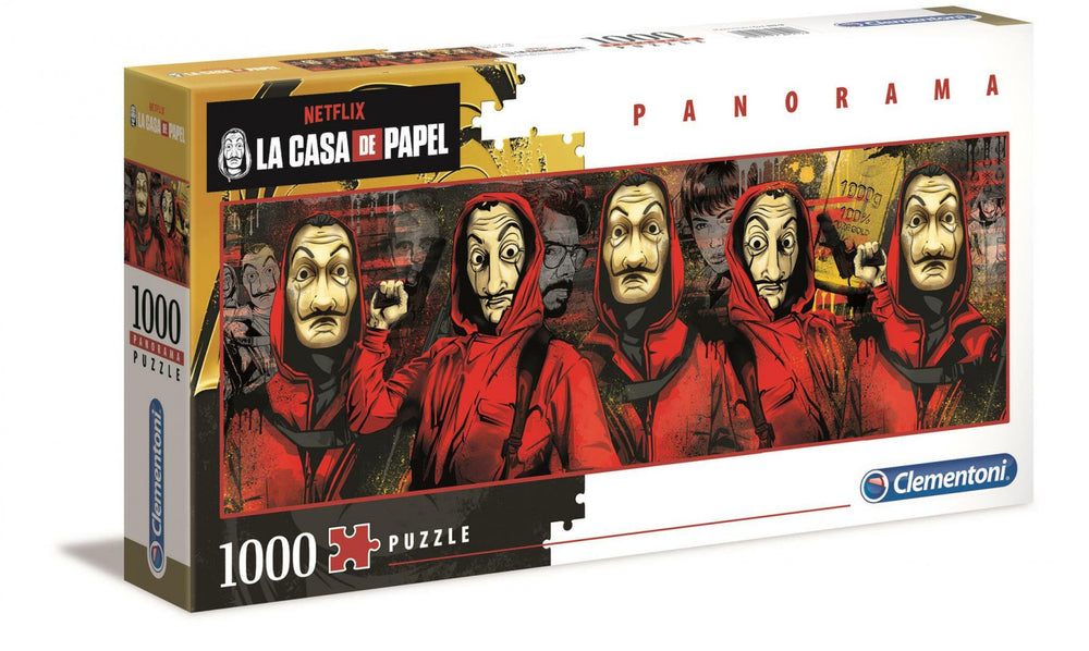 Clementoni-Puzzle-Netflix-Money-Heist-(La-Casa-De-Papel)-Panorama-Puzzle-1,000-pieces