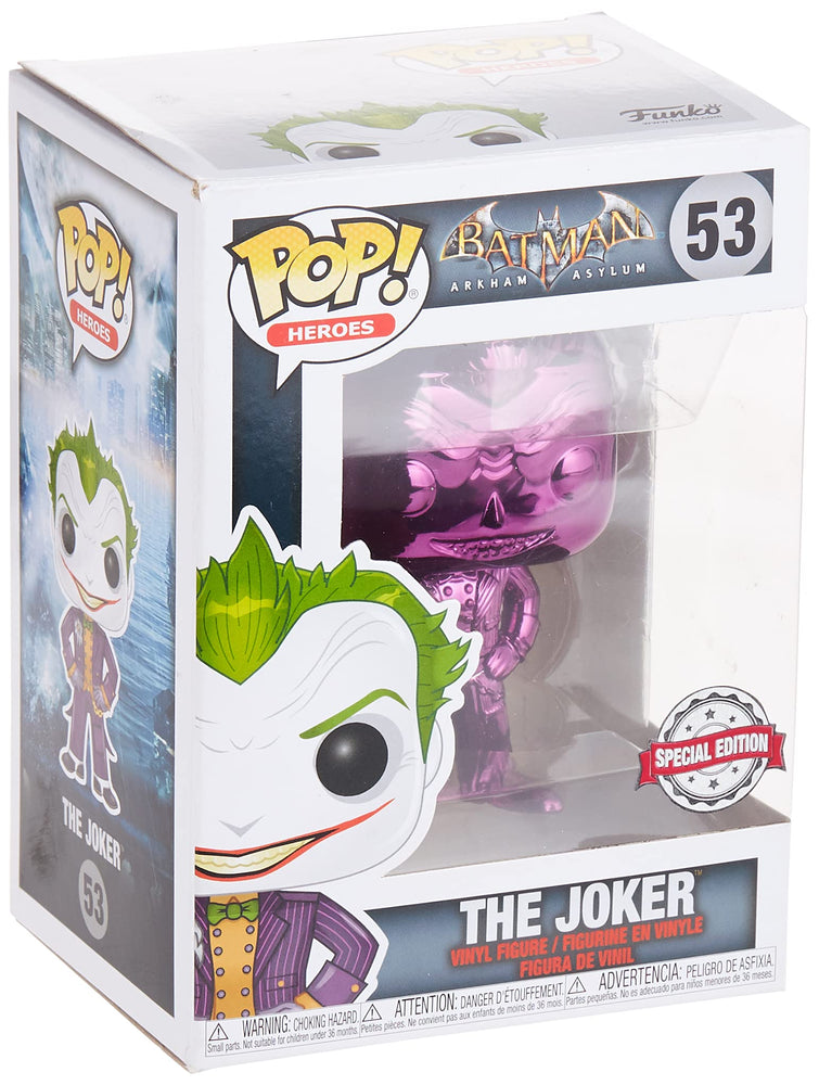 The Joker (Special Edition Purple Chrome) #53 Batman Arkham Asylum Pop! Vinyl