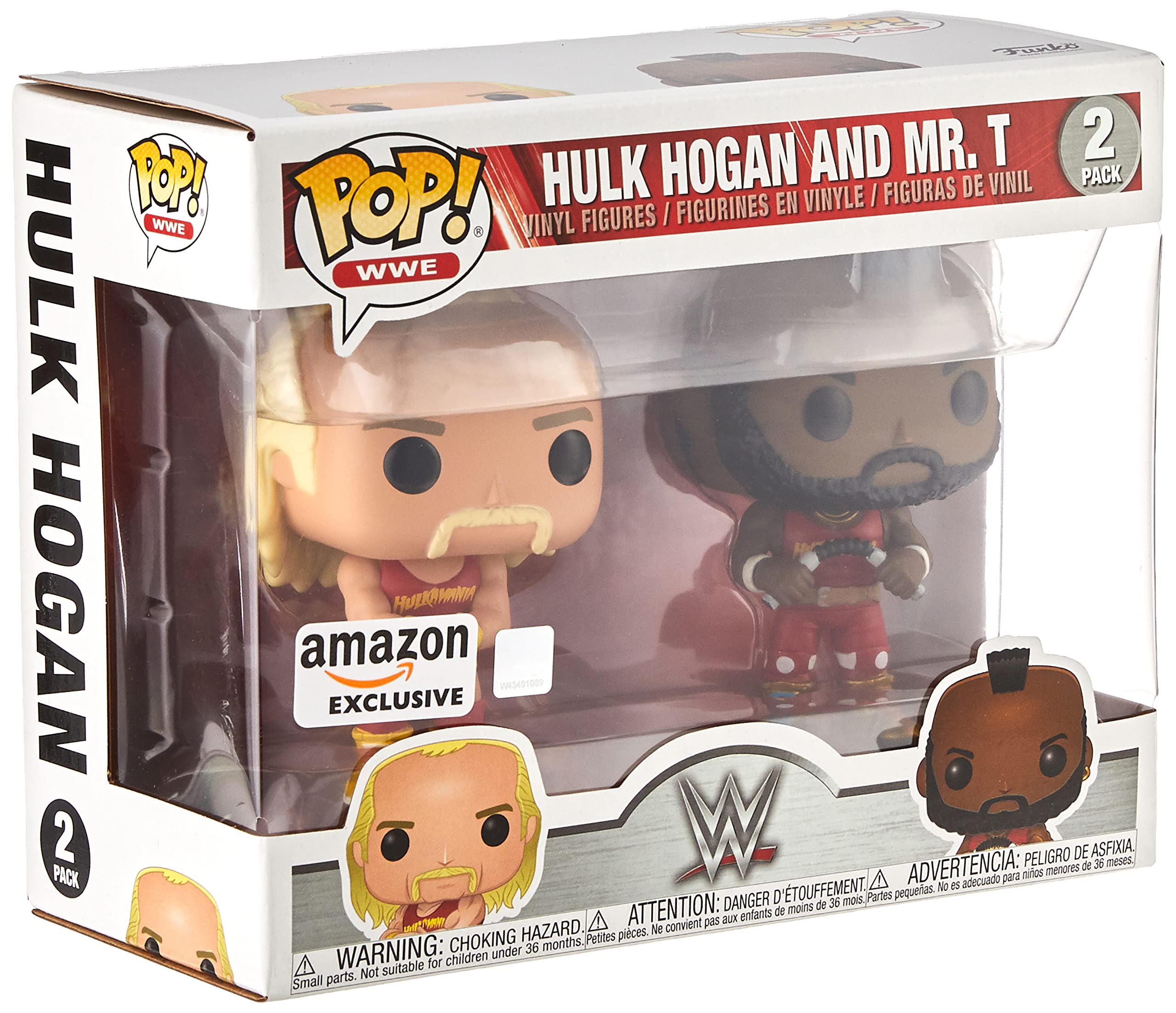 Hulk Hogan and Mr. T (Amazon Exclusive) 2 Pack WWE Pop! Vinyl