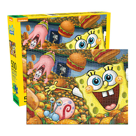 Aquarius Puzzle Spongebob Squarepants Cast Puzzle 500 pieces