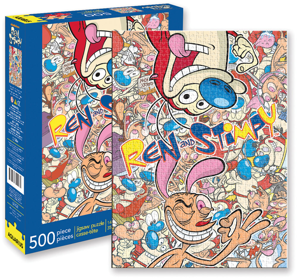 Aquarius Puzzle Ren & Stimpy Puzzle 500 pieces