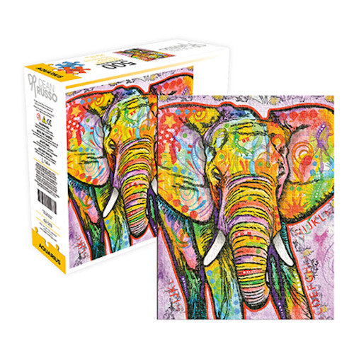 Aquarius Puzzle Dean Russo Elephant Puzzle 500 pieces