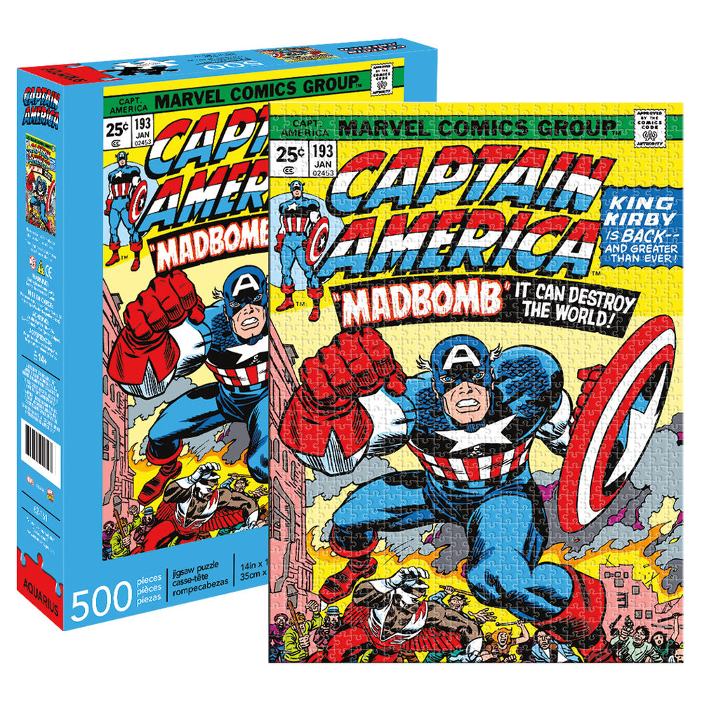 Aquarius Puzzle Marvel Captain America Cover Puzzle 500 pieces