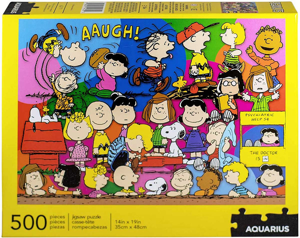 Aquarius Puzzle Peanuts Cast Puzzle 500 pieces