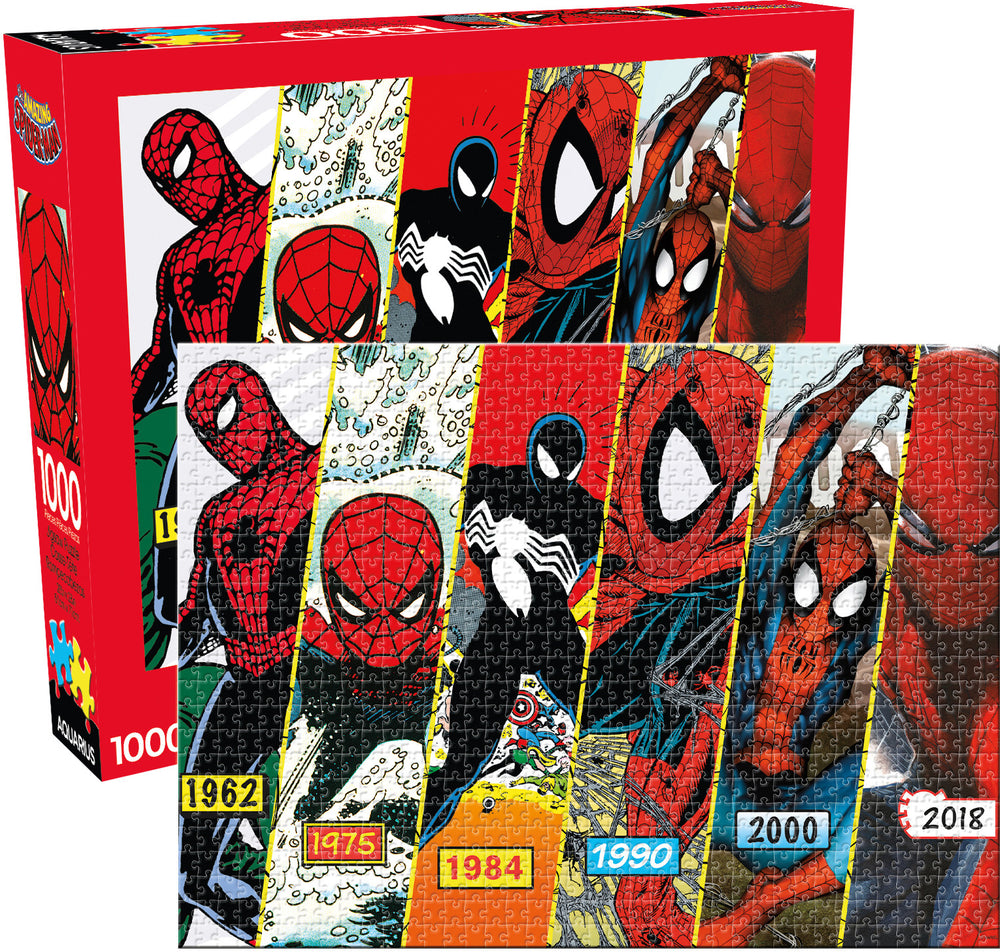 Aquarius Puzzle Marvel Spiderman Timeline Puzzle 1000 pieces