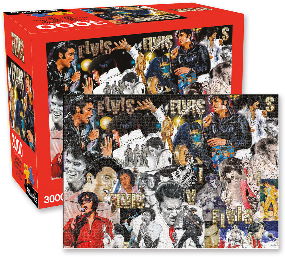 Aquarius Puzzle Elvis Collage Puzzle 3000 pieces