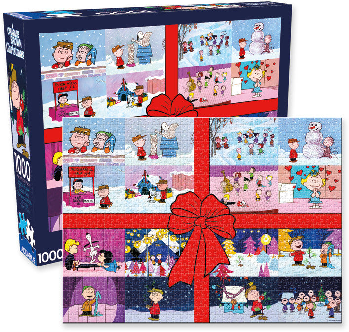 Aquarius Puzzle Charlie Brown Christmas Present Puzzle 1000 pieces
