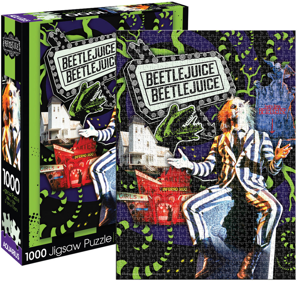 Aquarius Puzzle Beetlejuice Collage Puzzle 1000 pieces