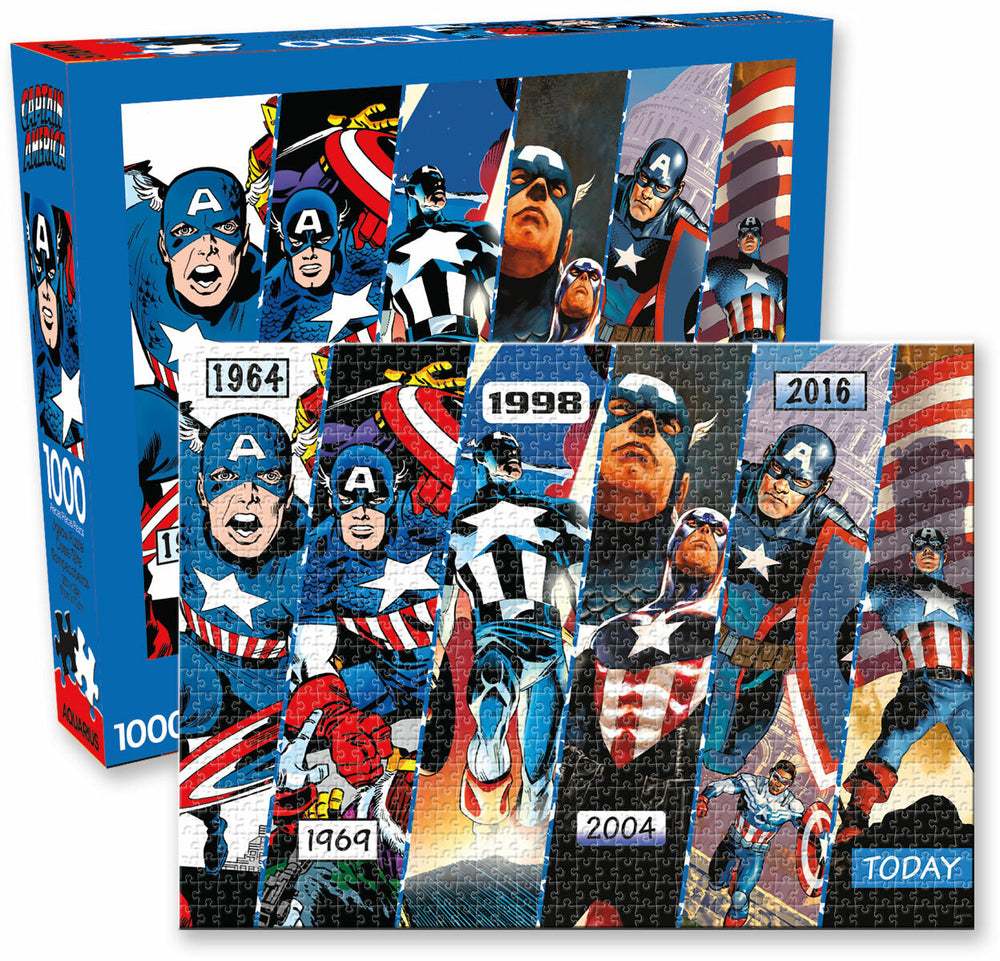 Aquarius Puzzle Marvel Captain America Timeline Puzzle 1000 pieces