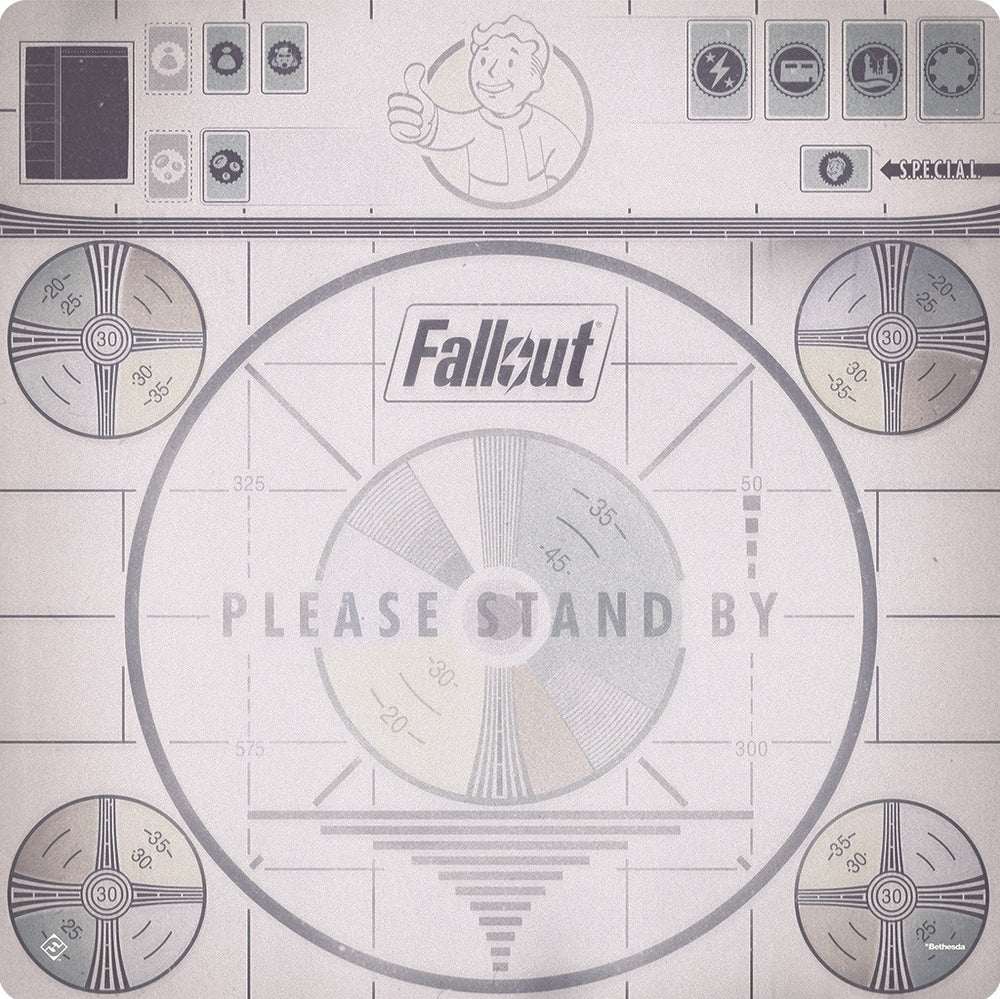 Fallout the Board Game - Please Stand By Gamemat