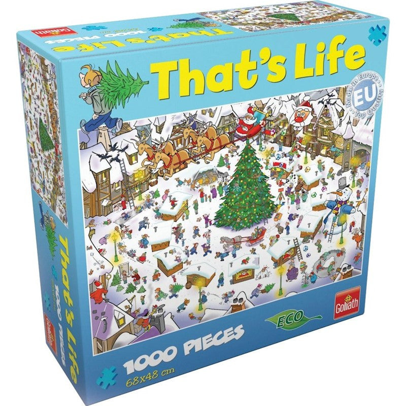 Goliath Puzzle Thats Life Christmas Puzzle 1000 pieces