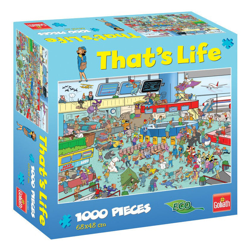 Goliath Puzzle Thats Life Airport Puzzle 1000 pieces