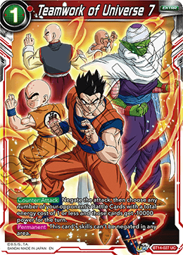 Teamwork of Universe 7 [BT14-027]
