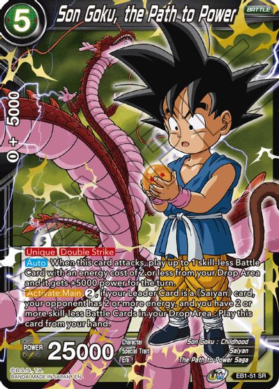Son Goku, the Path to Power  [EB1-051]
