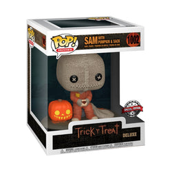 Sam With Pumpkin & Sack Special Edition #1002 Trick R Treat Pop! Vinyl