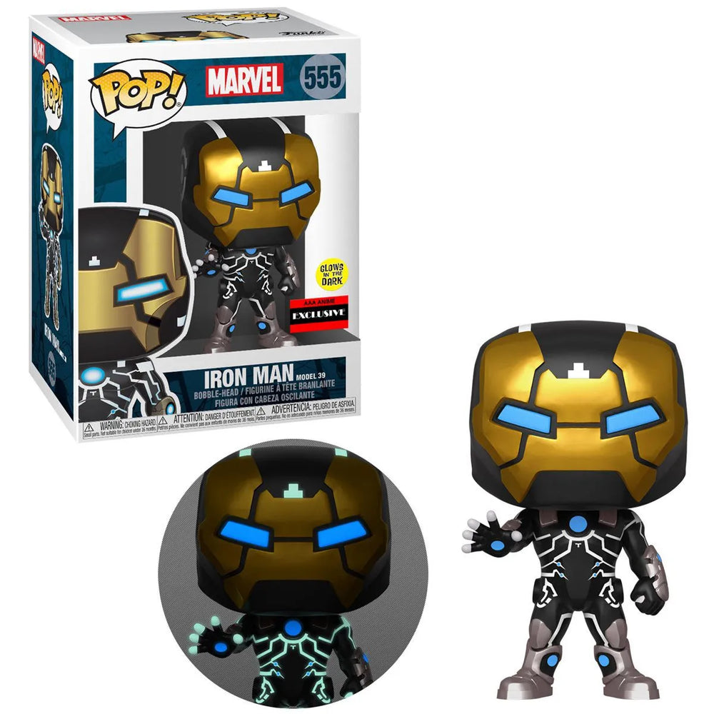 Iron Man Model 39 (Special Edition) (Glows in the Dark) #555 Marvel Pop! Vinyl