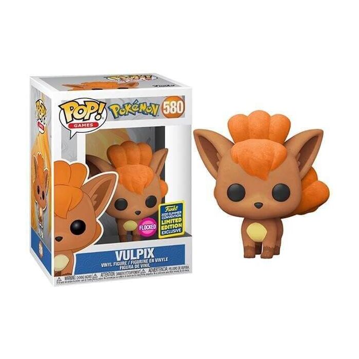 Vulpix  (Flocked 2020 Fall Exclusive) #580 Pokemon Pop! Vinyl