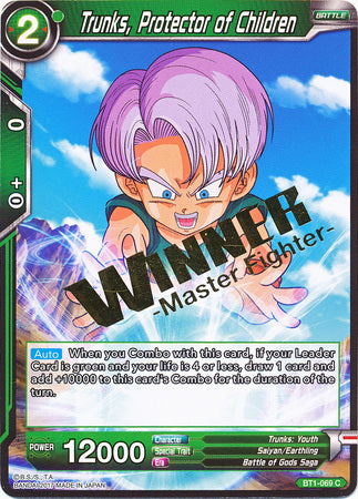 Trunks, Protector of Children (Winner Stamped) [BT1-069]