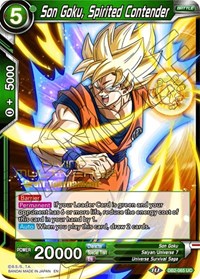 Son Goku, Spirited Contender (Divine Multiverse Draft Tournament) [DB2-065]